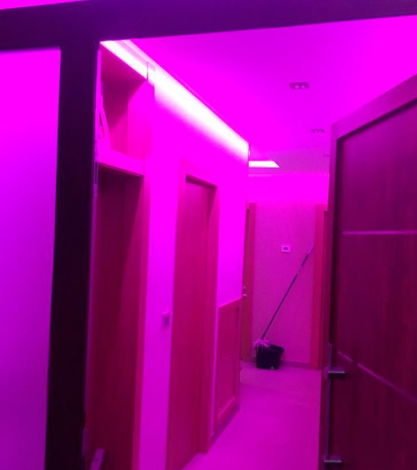 Instalación de LED RGB de colores en vivienda en Simancas Valladolid